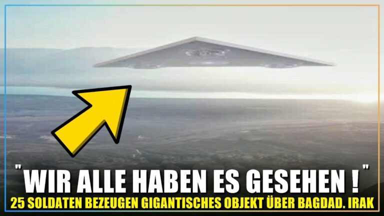 UFO-Sichtung 2006 bei Bagdad: US-Soldaten berichten von riesigem schwarzem Dreieck am Himmel