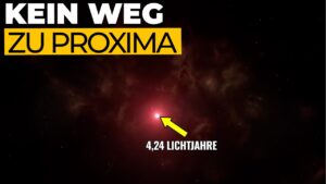 Inmitten der kosmischen Dunkelheit liegt Proxima Centauri, ein roter Zwergstern im Sternbild Centaurus, der sich in eine